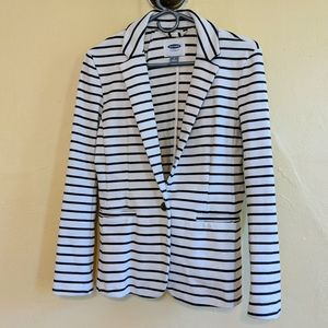Striped Knit Blazer from Old Navy